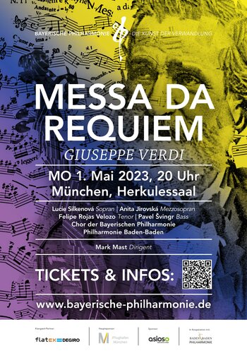 Verdi - Messa da Requiem, 1. Mai 2023, 20 Uhr, Herkulessaal, München