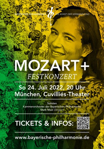 Mozart+ Festkonzert, 24.7.2022, 20 Uhr,  Cuvilliés-Theater München